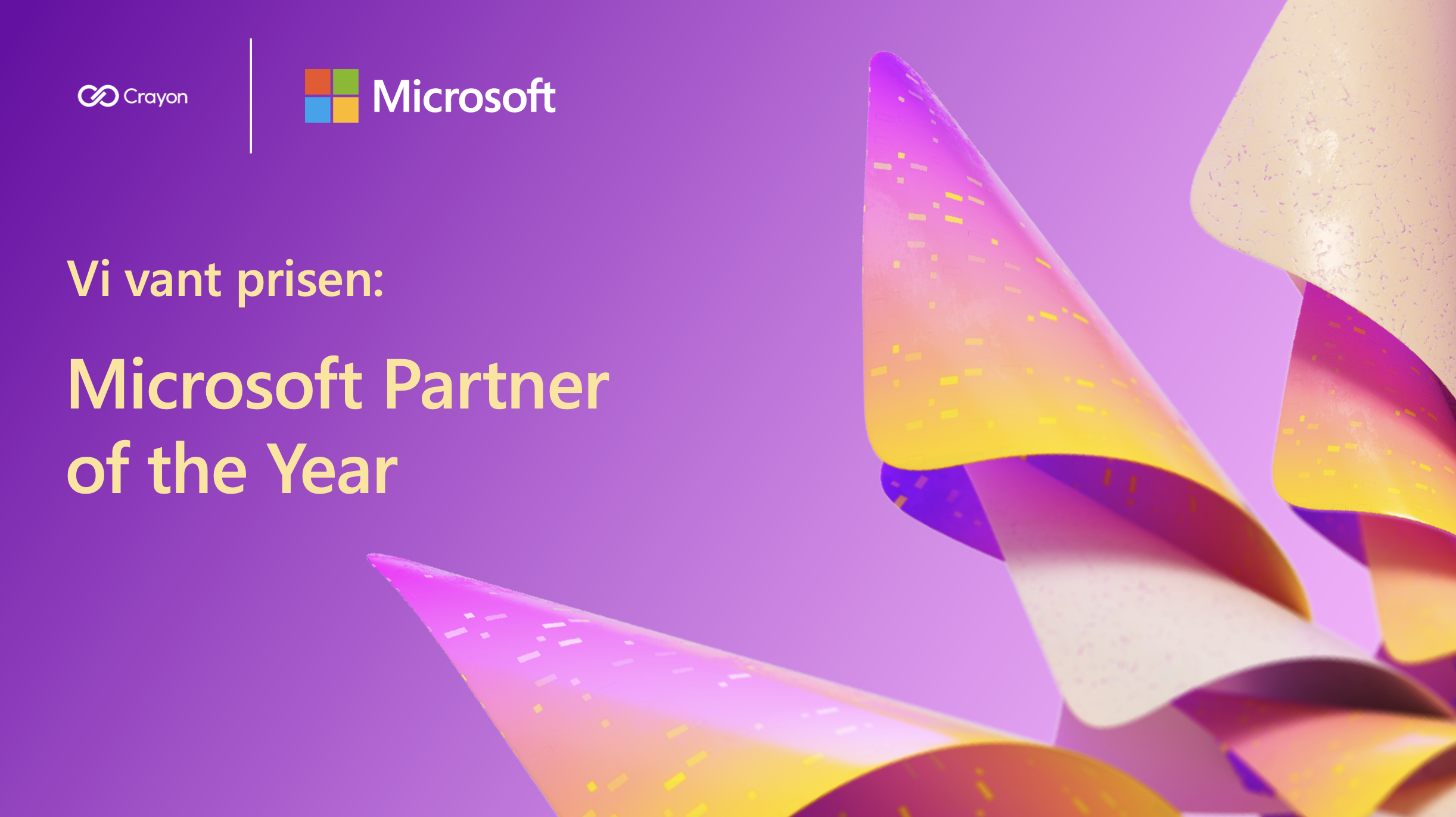 Crayon kåret til Microsoft Partner of The Year 2022 - Crayon