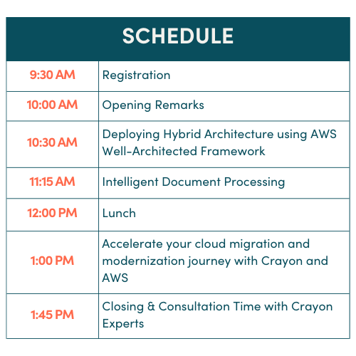 AWS x Crayon Registration Page - Crayon