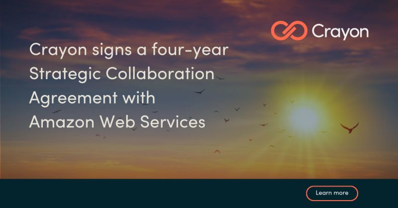 Crayon signs a four-year Strategic Collaboration Agreement with Amazon ...
