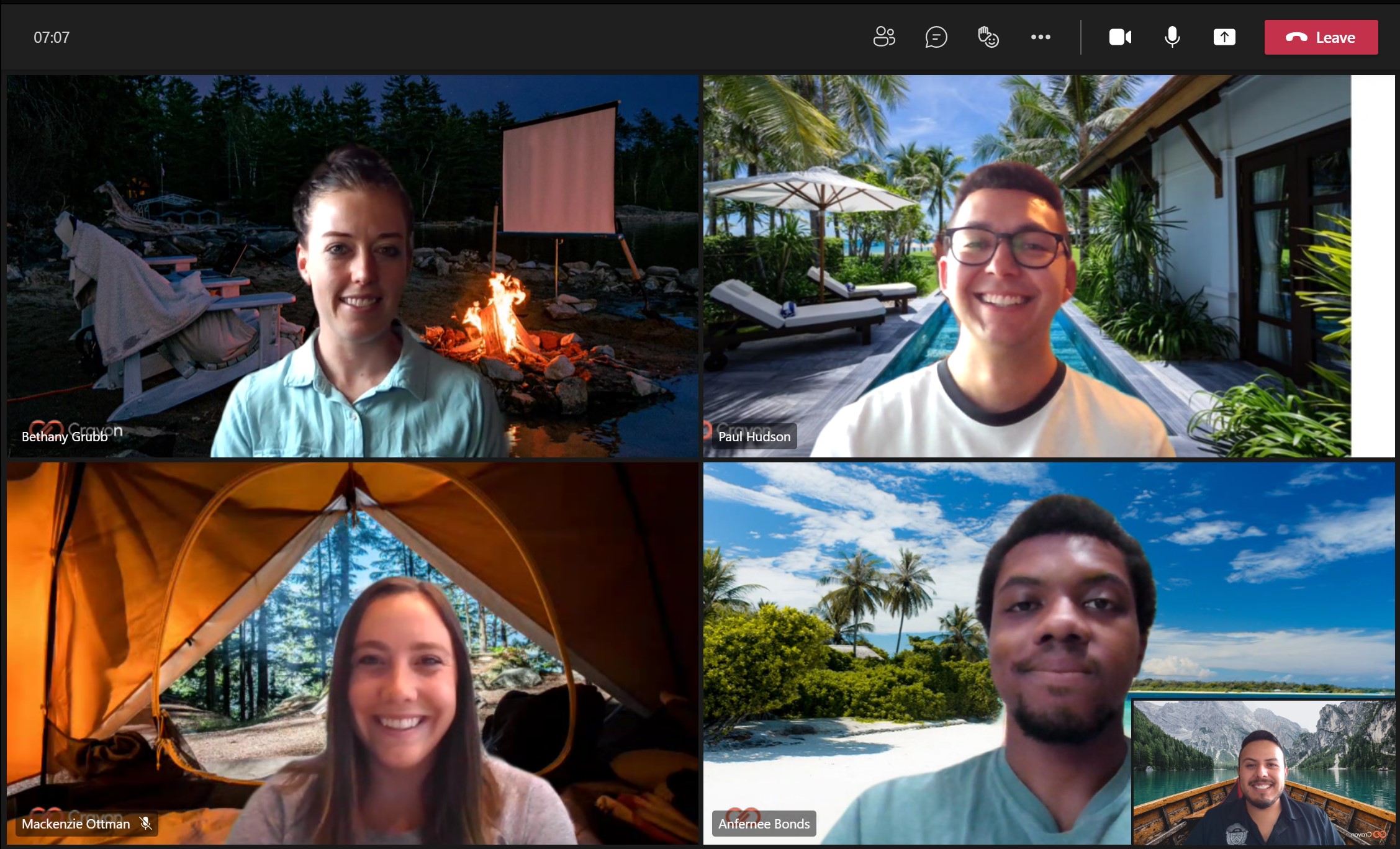 Custom backgrounds in Microsoft Teams make video meetings more fun,  comfortable, and personal Fun Custom Backgrounds For Microsoft Teams